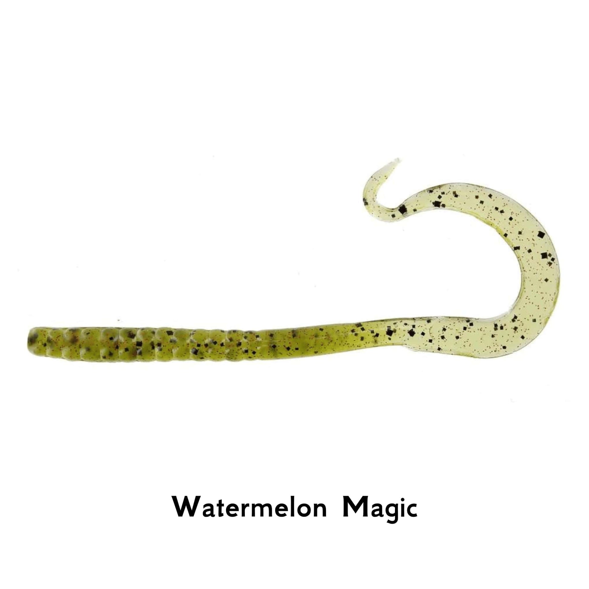 Zoom MAG II Watermelon Magic Finesse 9 Inch Worm Super Salt Plus Ribbon Tail Drop Shot Pike Perch Fishing Lure