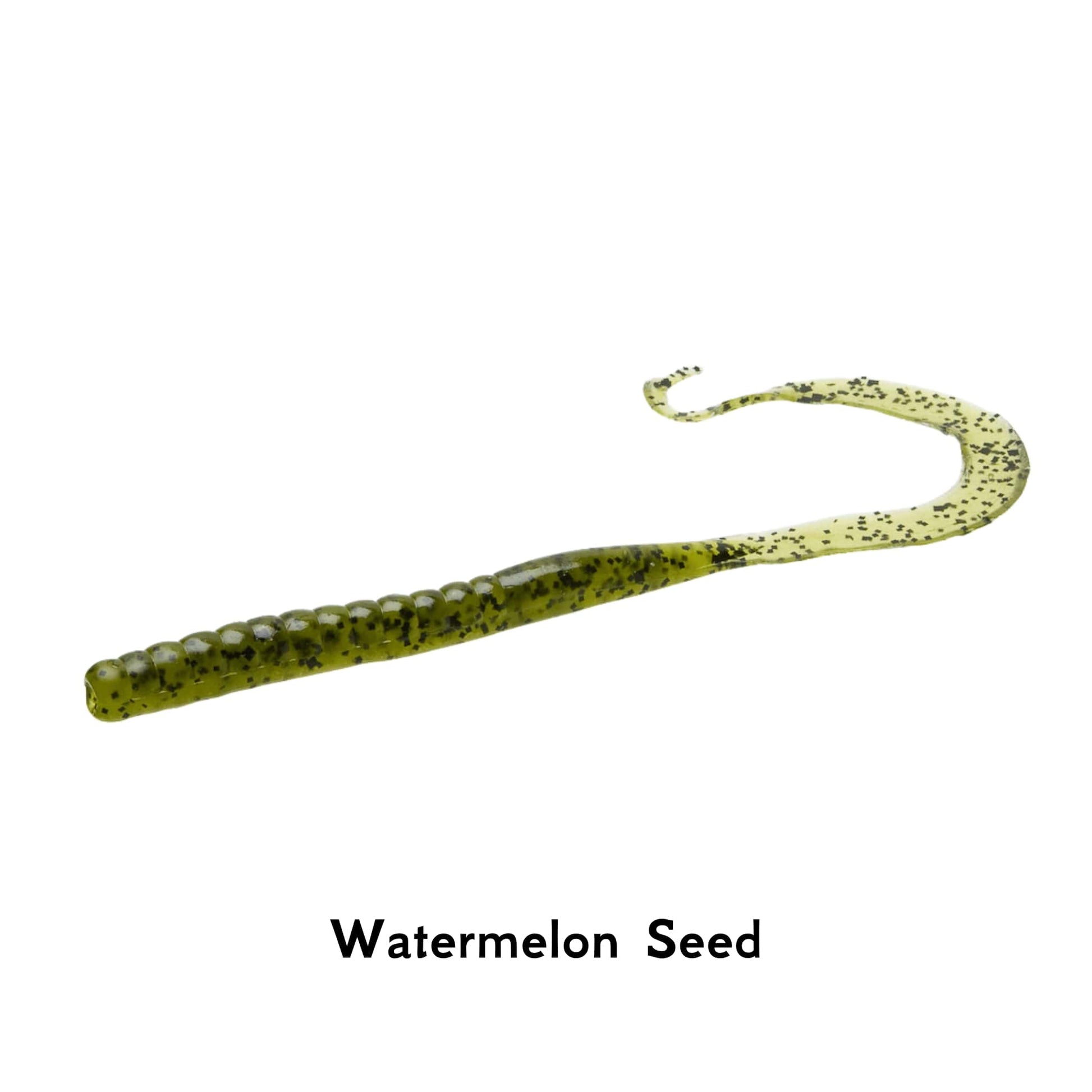 Zoom MAG II Watermelon Seed Finesse 9 Inch Worm Super Salt Plus Ribbon Tail Drop Shot Pike Perch Fishing Lure